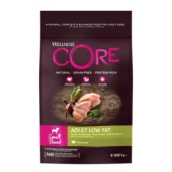 Wellness Core Grain Free Dog Small Breed Adult Low Fat – Hondenvoer – Kalkoen 5 Kg