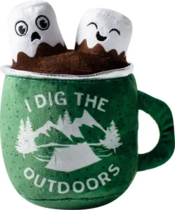 Petshop By Fringe Studio – 314092 – Hot Cocoa Squad – Hondenspeelgoed – Honden Speelgoed – Hondenspeeltjes – Speelgoed Hond – Speelgoed Voor Honden – Piepspeelgoed – Pluche – Speelgoed Voor Dieren – Hondenknuffel