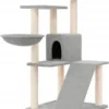 La Dolce Vita – Kattenmeubel Met Sisal Krabpalen 94 Cm Lichtgrijs