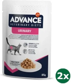 Advance Veterinary Diet Cat Urinary Pouch Kattenvoer 2x 12×85 Gr