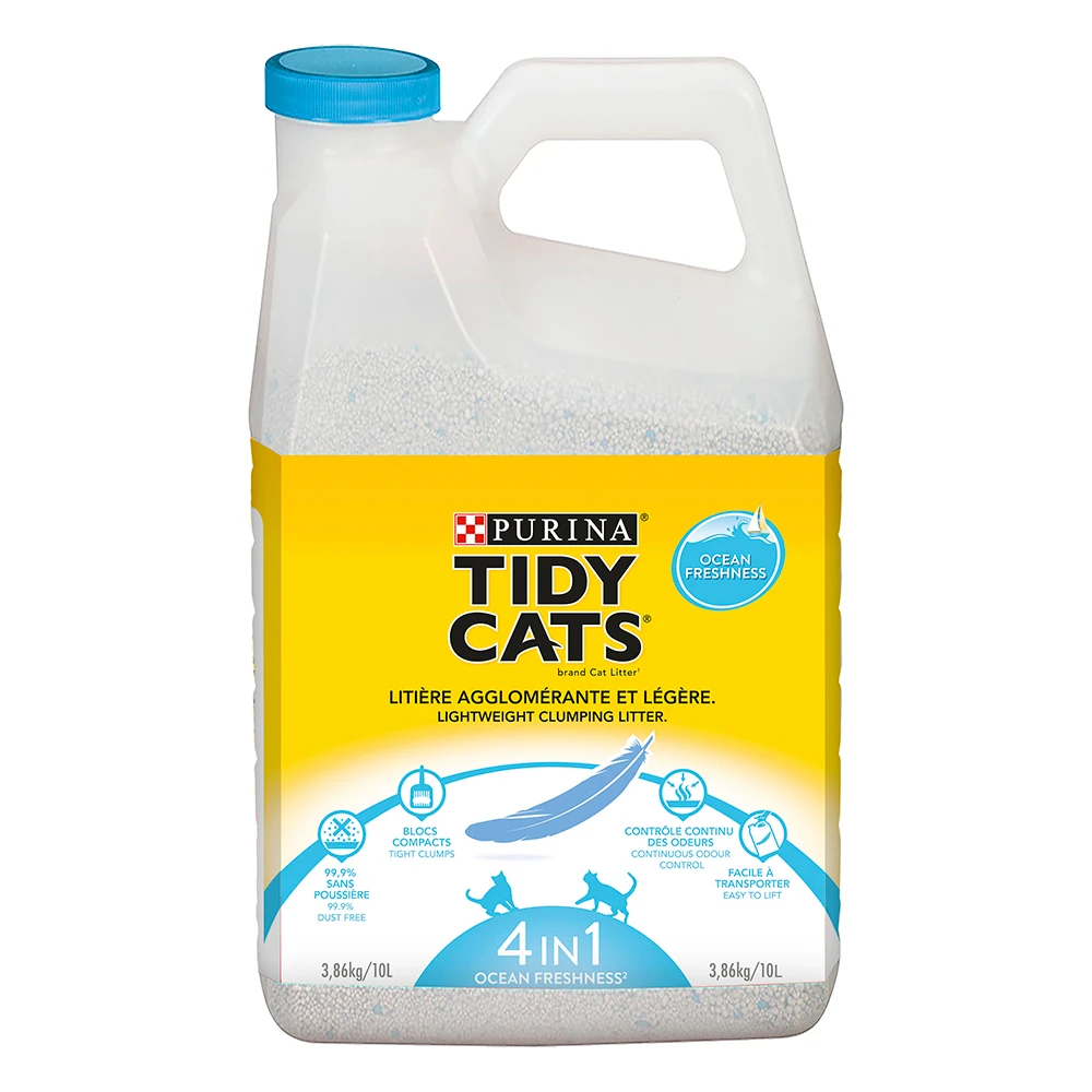 Purina Tidy Cats Lightweight Kattenbakvulling Ocean Freshness – Voordeelpakket: 2 X 20 L