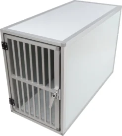 Hundos Pro Autobench Recht Model 100x47x67 Cm Met Spijlen