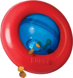 Kong-honden Speelgoed-slow Feeder-voerdispenser- Gyro- Maat L