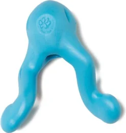 West Paw Tizzi Zogoflex – Speeltje Voor Actieve Honden Om Ver Te Gooien – Kleur: Blauw, Maat: Large