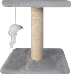 Katten Krabpaal – Krabpaal – 25cm Hoog – Grijs
