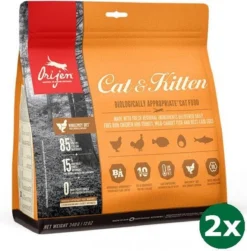 Orijen Original Kattenvoer 2x 340 Gr