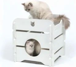VESPER Cottage Kattenkast – Wit