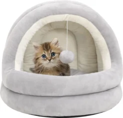 VidaXL Kattenmand 50x50x45 Cm Grijs En Crèmekleurig