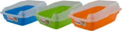 Pawise Kattenbak Laag Model – Open Kattenbak – Duurzaam En Gebruiksvriendelijk – 48×38.5 Cm – Plastic – Kleur Assorti