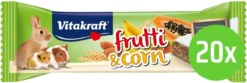 Vitakraft Frutti Vruchtenreep 30 Gram – 20 Verpakkingen