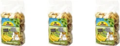 JR Farm – Bananenchips – 150g – Verpakt Per 3 – Knaagdierensnack