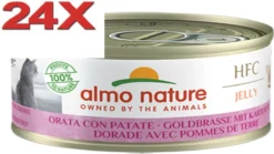 Almo Nature HFC – Kattenvoer Light – Zeebrasem & Aardappel – 24x70gr