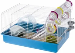 Ferplast Kooi Hamsterkooi Paula – Blauw – 46 X 29,5 X 24,5 Cm
