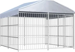 Medina Hondenkennel Voor Buiten Met Dak 300x300x200 Cm