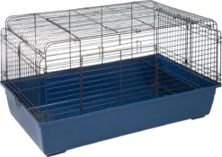 Flamingo Kooi Sprinter 100 – Blauw – 100 X 57 X 54 Cm