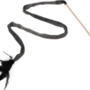 Nobleza Kattenhengel Met Veren – Kattenspeelgoed – Speelstok Kat – Speelhengel Kat – Katten Speelhengel – Kattenspeelstok – Hengel Kat – Knisperend Kattenspeeltje – Bruin
