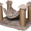 Topmast Krabpaal Fluffy Maui – Beige – 59 X 39 X 34 Cm – Katten Hangmat – Made In EU – Krabpaal Voor Katten – Stevig Sisal Touw