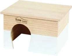 Zolux Knaagdierhuis Home Nesting Recht Wit 28x23x17,5 Cm