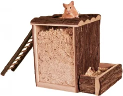 Trixie Natural Living Speel- En Graaftoren Hamster – 25X20X24 CM