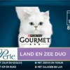 Gourmet Perle – Kattenvoer Natvoer – Land & Zee Duo Met Kip En Rund – 48 X 85 Gram