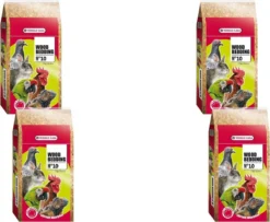 Versele-Laga Wood Bedding Beukenhout 10 Mm Gebroken – Bodembedekking – 4 X 5 Kg
