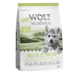 2x1kg Little Junior Mix, 2 Varianten: Lam En Eend Wolf Of Wilderness Hondenvoer