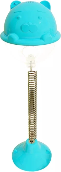 Speelgoed Met Zuignap Voor Katten In De Vorm Van Een Bal / Kattenspeeltje / Speeltje Voor Poesjes & Katten / Kattenspeelgoed – Kattenspeeltjes – Blauw