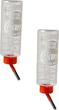 Classic Drinkfles Konijn Plastic – Waterfontein – 2 X 1 L