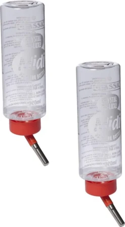 Classic Drinkfles Cavia Plastic – Waterfontein – 2 X 320 Ml