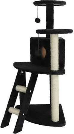 De Boon – Krabpaal Liberty – Kleur: Zwart – Hoogte: 106 Cm