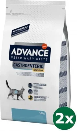Advance Veterinary Diet Cat Gastro Sensitive Kattenvoer 2x 1,5 Kg
