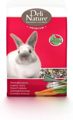 10x Deli Nature Premium Dwergkonijn 800 Gr