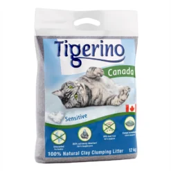12kg Sensitive Tigerino Canada Kattenbakvulling Zonder Parfum