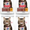 Hills 4x Hill’s – Feline Mature Adult Hairball & Indoor Kip – Kattenvoer – 1.5kg