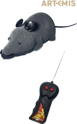 Artemis Draadloze Muis – Speelgoed Voor Katten – Kattenspeeltjes – Draadloze Muis Met Afstandsbediening – Bewegende Muis Voor Katten – Muis – Katten