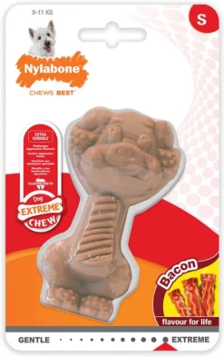 Nylabone Extreme Chew Pig Bacon – Hondenspeelgoed – Small Voor Honden Tot 11kg