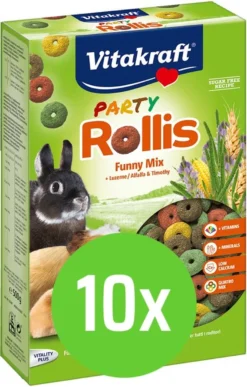 10x Vitakraft Rollis Party 500 Gram