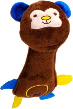 Nobleza Hondenknuffel Met Piep – Pluche Speelgoed – Knuffel Voor Hond – Pluche Hondenknuffel – Bruin