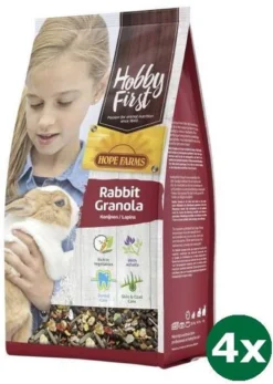 4×2 Kg Hobbyfirst Hopefarms Rabbit Granola
