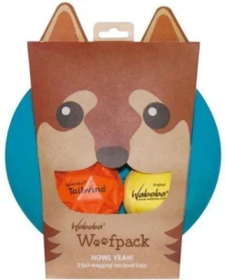 Waboba Woofpack Hond Speelgoed Set Ballen En Frisbee
