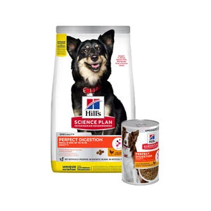 Hills Perfect Digestion Small&Mini – 6kg Zak & 12 Blikken – 15% Combi-korting
