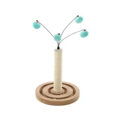 Flamingo Krabpaal Cya 3 – Turquoise/Grijs – 29 X 29 X 50 Cm