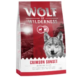 5kg ‘Crimson Sunset’ Lam & Geit Wolf Of Wilderness Hondenvoer