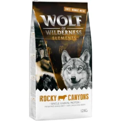 12kg Rocky Canyons Rund Wolf Of Wilderness Hondenvoer Droog